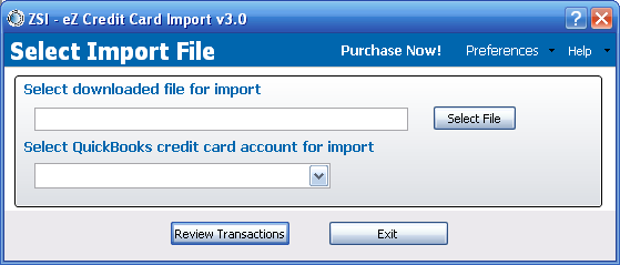 Select Import File